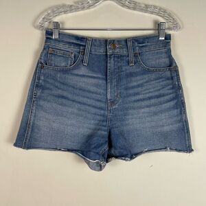Madewell The Perfect Jean Short‎ Medium Wash 100% Cotton in Ullman Wash Size 26